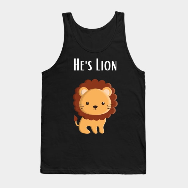 Animal Lion Pun Tank Top by Felicity-K